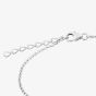 Sterling Silver Square Cut Teal Cubic Zirconia Bracelet AB4253TMNN-A75/R