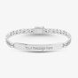 Engravables- Silver 7.5 Inch Curb ID Bracelet BR-3207-7.5