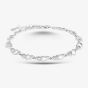 Sterling Silver Open Heart 7.5 Inch Bracelet B613528