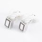 Silver Twisted Rope Cufflinks C336W