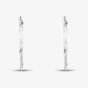 Sterling Silver 30mm Twist Hoop Earrings S3460