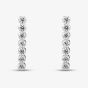 Sterling Silver Cubic Zirconia Dropper Earrings E6471C