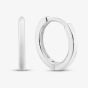 Sterling Silver Mini Flat Profile Huggie Hoop Earrings E5864