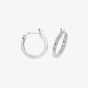 Sterling Silver 10mm Square Edge Hoop Earrings G5710