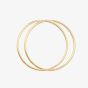 9ct Yellow Gold 27mm Sleeper Hoop Earrings ES123