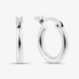 Sterling Silver Rounded Tube Hoop Earrings TTE304X100000R1