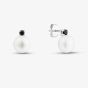 Sterling Silver Freshwater Pearl Stud Earrings AE19661BKZ-WFM/R