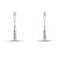 Silver Twisted Hoop Earrings 8-53-9039