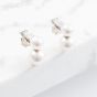 Sterling Silver Freshwater Pearl Dropper Earrings PSOS