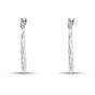 Sterling Silver Rope Effect Creole Earrings 8.53.9569