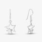 Sterling Silver Double Star Dropper Earrings 8.54.0909