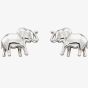Sterling Silver Elephant Stud Earrings E5824