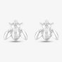 Silver Bumble Bee Stud Earrings SE07514B