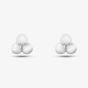 Silver Three Ball Stud Earrings SED0393B