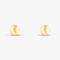 Silver Gold Plated 4mm Ball Stud Earrings S4003