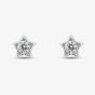 Sterling Silver Cubic Zirconia Star Stud Earrings E6182C