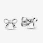 Sterling Silver Cubic Zirconia Bow Stud Earrings GCSE1083X0000R1