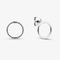 Sterling Silver Open Circle Stud Earrings TTE4521100000R1
