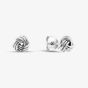 Sterling Silver Twist Knot Stud Earrings WTE3682XX0000R1