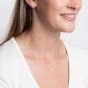 Sterling Silver Cubic Zirconia Heart Stud Earrings E6816C