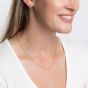 Yellow Gold Tone Plated Sterling Silver Cubic Zirconia Heart Stud Earrings E6817C