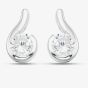 Cubic Zirconia Set Silver Earrings GK-E436C