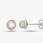 Sterling Silver Freshwater Pearl Stud Earrings EOW70050FW