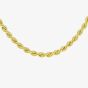 LUXE Silver Gold Plated 4mm Rope Chain 8.12.0114