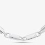Argentium Silver 17.9 Inch Rectangle Bar Chain ARG-943041-17.9