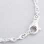 Argentium Silver 7.6 Inch Anchor Chain Bracelet ARG-943030-7.6