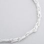 Argentium Silver 7.7 Inch Fancy Chain Bracelet ARG-943025-7.7