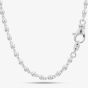 Argentium Silver 17.7 Inch Fancy Ball Chain Necklace ARG-943024-17.7