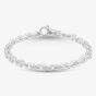 Argentium Silver 7.5 Inch Horseshoe Link Chain Bracelet ARG-943034-7.5