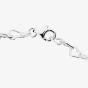 Sterling Silver Open Heart Link Bracelet B4323