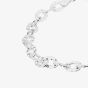 Sterling Silver Anchor Textured Chain Bracelet B5498
