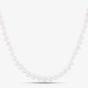 Silver 6-6.5mm Freshwater Pearl 18 Inch Necklace POW6020FW/4