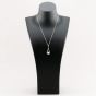 Sterling Silver Freshwater Pearl Teardrop Pendant Necklace PNW70230FW