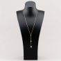 Gold Tone Freshwater Pearl Adjustable Necklace POW70390FW/GP