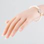 Silver Freshwater Pearl Heart Clasp Bracelet BRW70019FW