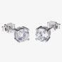 Sterling Silver 4 Claw Cubic Zirconia Jewellery Set ZY00644SET