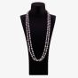 Grey Freshwater Pearl Necklace POW70132FW