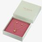 Ted Baker SASKIYA Gold Tone Nano Star Necklace & Stud Earring Set TBJ3171-02-02