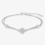 Rosa Lea Flower Double Chain Bracelet BJ-BR214C