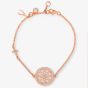 Rosa Lea Pave Flower Mandala Bracelet AE-950705HA