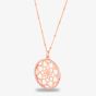 Rosa Lea Pave Flower Mandala Necklace AE-950705NA