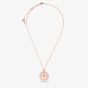 Rosa Lea Pave Flower Mandala Necklace AE-950705NA