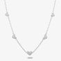 Rosa Lea Pave Hearts Necklace AM-2THB021504