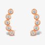 Rosa Lea Bubble Curved Earrings BJ-E2690CRRG0.5M