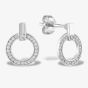 Rosa Lea Open Circle Pave Stud Earrings AE-948226EA-1