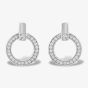 Rosa Lea Open Circle Pave Stud Earrings AE-948226EA-1